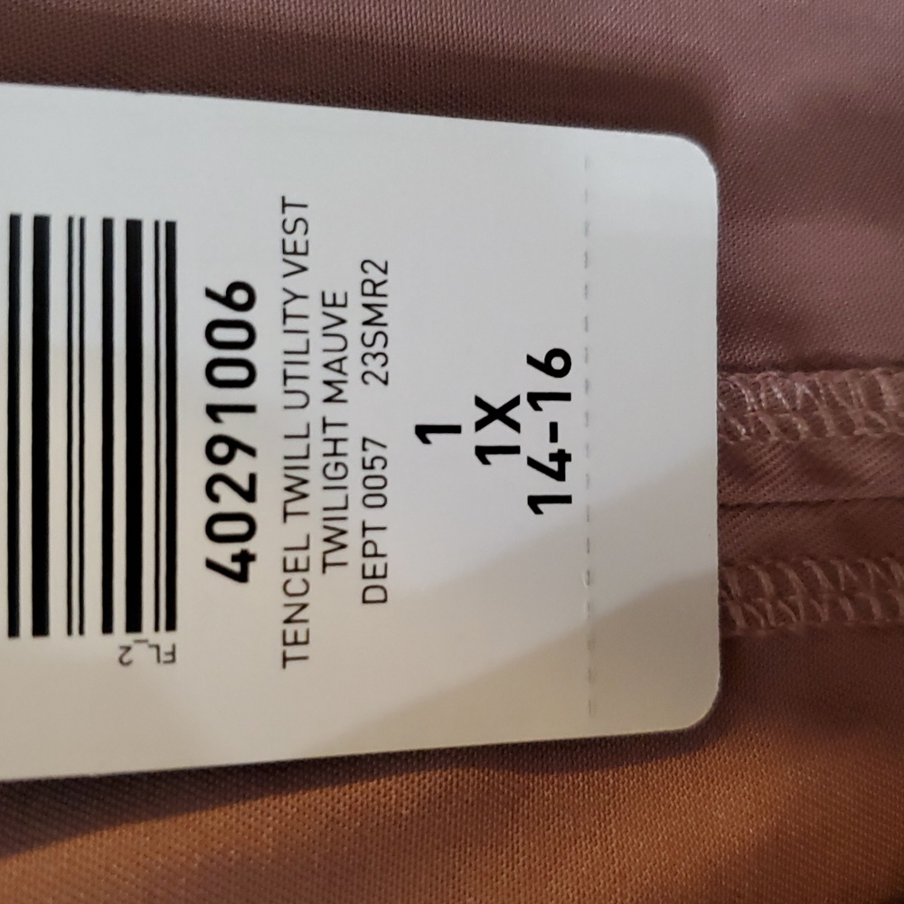 Torrid Women's Mauve Utility Vest 1x NWT - Picture 4 of 5